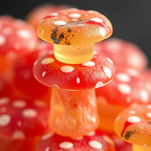 Stacked Magic Mushroom Gummies Macro