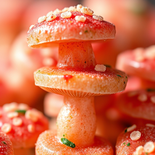 Stacked Magic Mushroom Gummies Macro