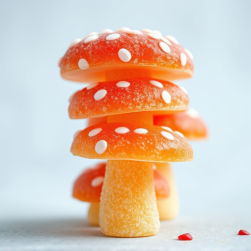 Stacked Magic Mushroom Gummies Macro