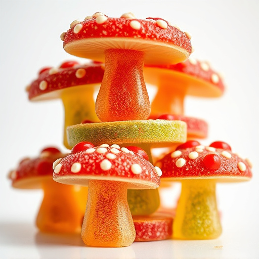 Stacked Magic Mushroom Gummies Macro