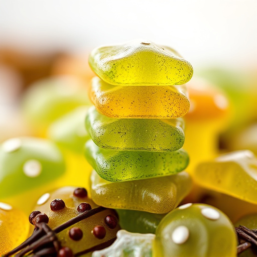 Stacked Magic Mushroom Gummies Macro