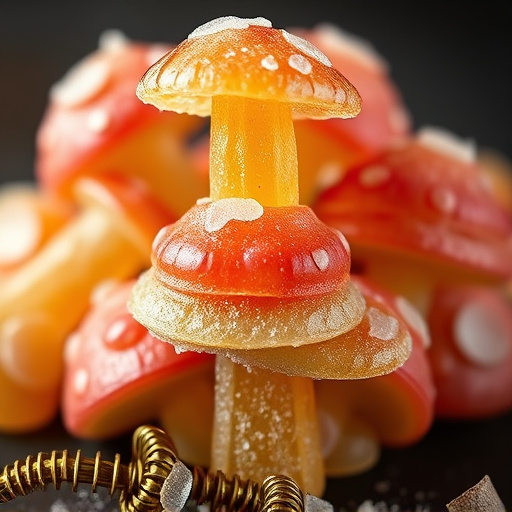 Stacked Magic Mushroom Gummies Macro