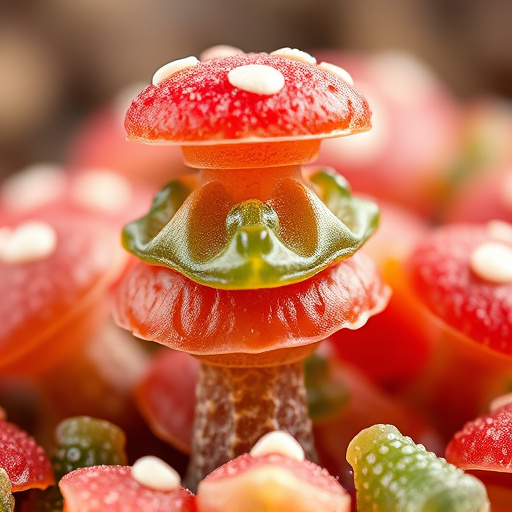 Stacked Magic Mushroom Gummies Macro