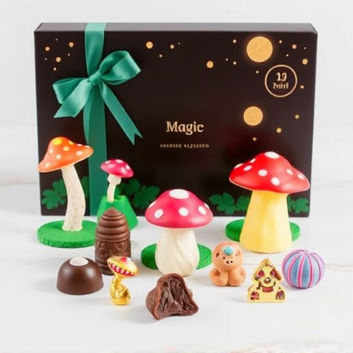 Vibrant Magic Mushroom Chocolates Collection