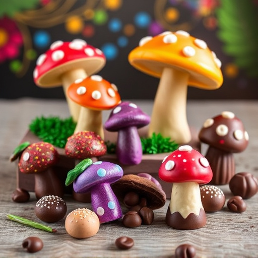 Vibrant Magic Mushroom Chocolates Collection