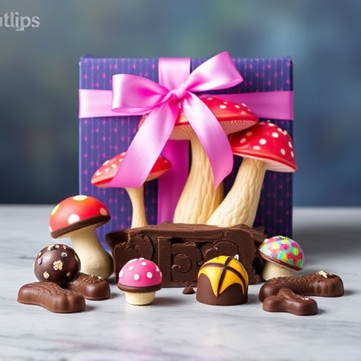 Vibrant Magic Mushroom Chocolates Collection