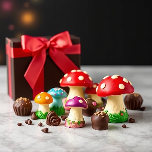 Vibrant Magic Mushroom Chocolates Collection