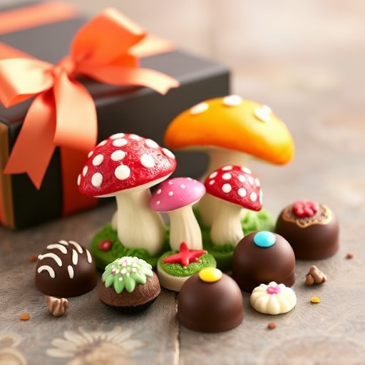 Vibrant Magic Mushroom Chocolates Collection