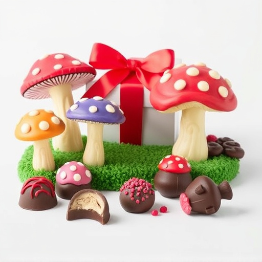 Vibrant Magic Mushroom Chocolates Collection