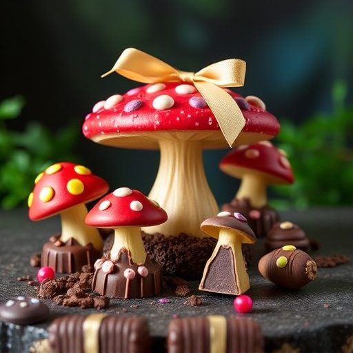 Vibrant Magic Mushroom Chocolates Collection