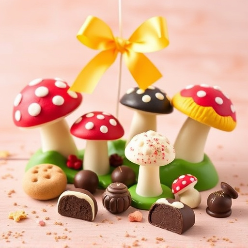Vibrant Magic Mushroom Chocolates Collection