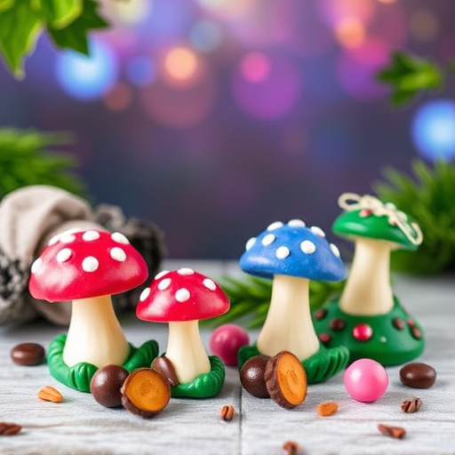 Vibrant Magic Mushroom Chocolates Collection