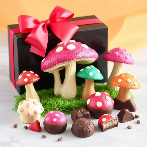 Vibrant Magic Mushroom Chocolates Collection