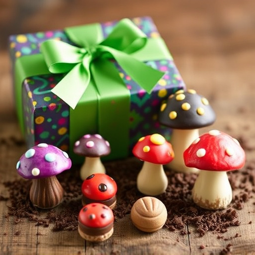Vibrant Magic Mushroom Chocolates Collection