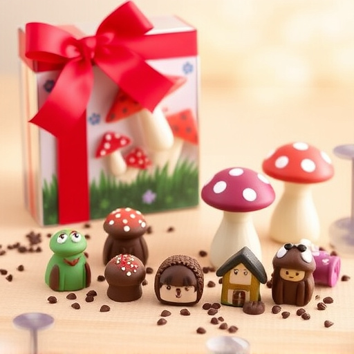 Vibrant Magic Mushroom Chocolates Collection