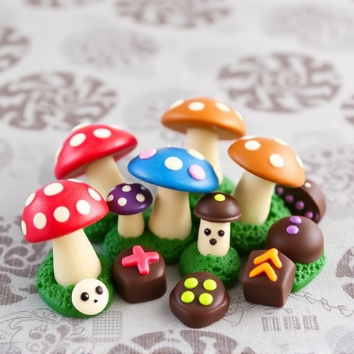 Vibrant Magic Mushroom Chocolates Collection