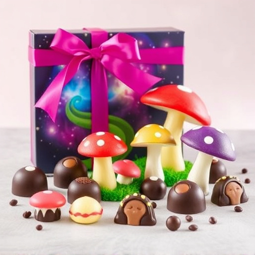 Vibrant Magic Mushroom Chocolates Collection