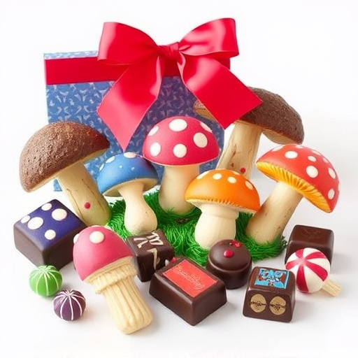 Vibrant Magic Mushroom Chocolates Collection