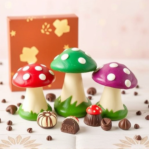Vibrant Magic Mushroom Chocolates Collection