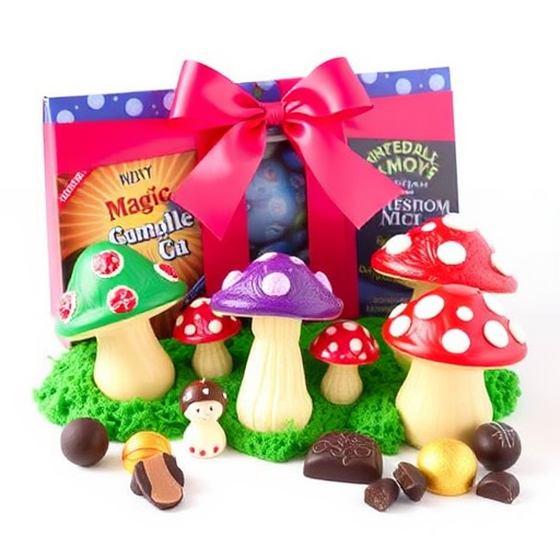 Vibrant Magic Mushroom Chocolates Collection