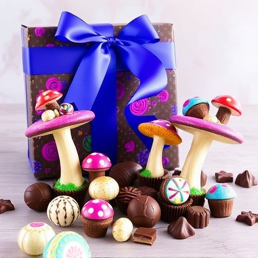 Vibrant Magic Mushroom Chocolates Collection