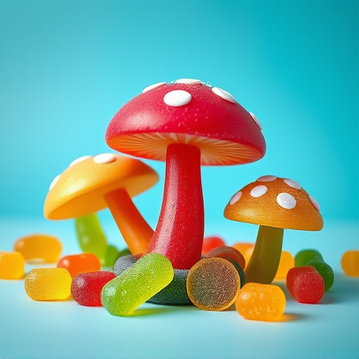 Vibrant Magic Mushroom Gummies Collection