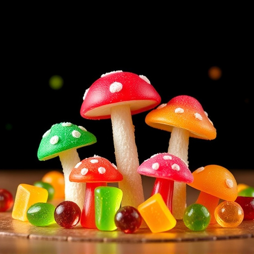 Vibrant Magic Mushroom Gummies Collection