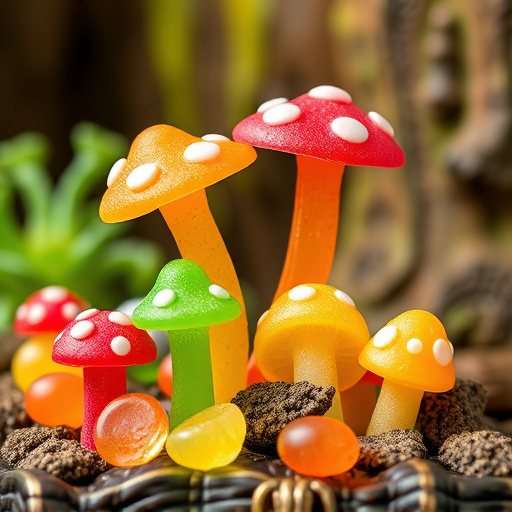 Vibrant Magic Mushroom Gummies Collection