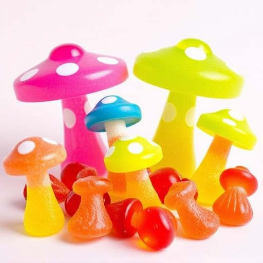 Vibrant Magic Mushroom Gummies Collection