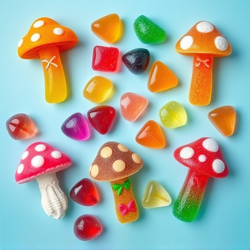 Vibrant Magic Mushroom Gummies Collection