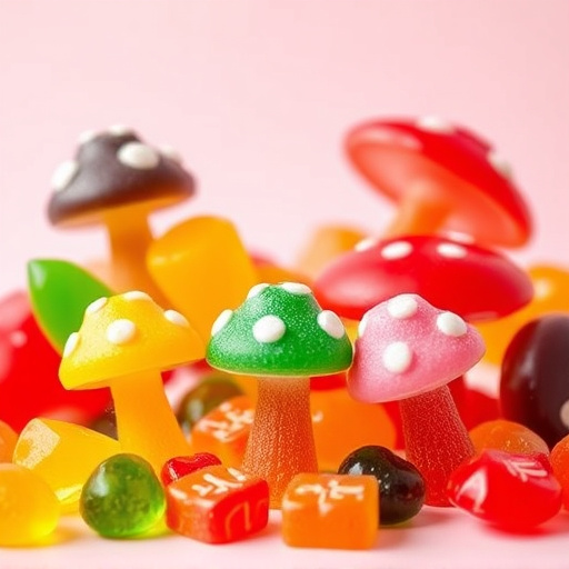 Vibrant Magic Mushroom Gummies Collection