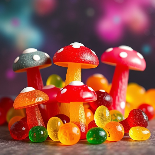 Vibrant Magic Mushroom Gummies Collection