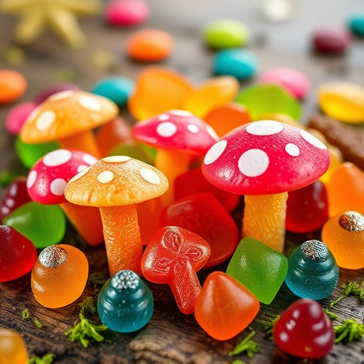 Vibrant Magic Mushroom Gummies Collection