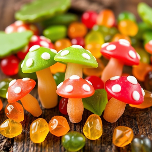 Vibrant Magic Mushroom Gummies Collection