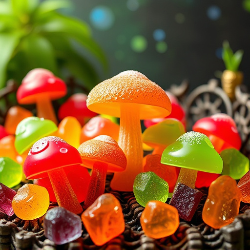 Vibrant Magic Mushroom Gummies Collection