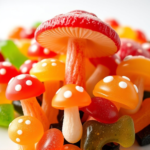 Vibrant Magic Mushroom Gummies Collection