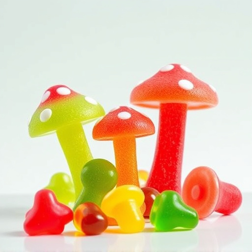 Vibrant Magic Mushroom Gummies Collection