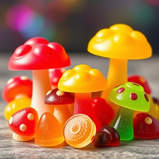 Vibrant Magic Mushroom Gummies Collection