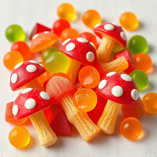 Vibrant Magic Mushroom Gummies Collection