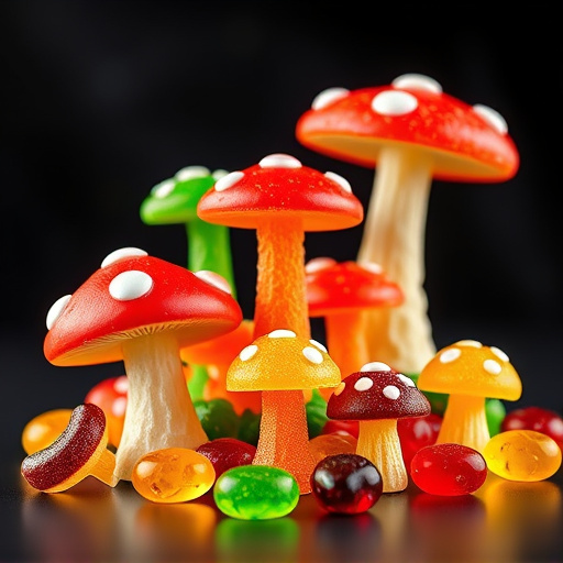 Vibrant Magic Mushroom Gummies Collection