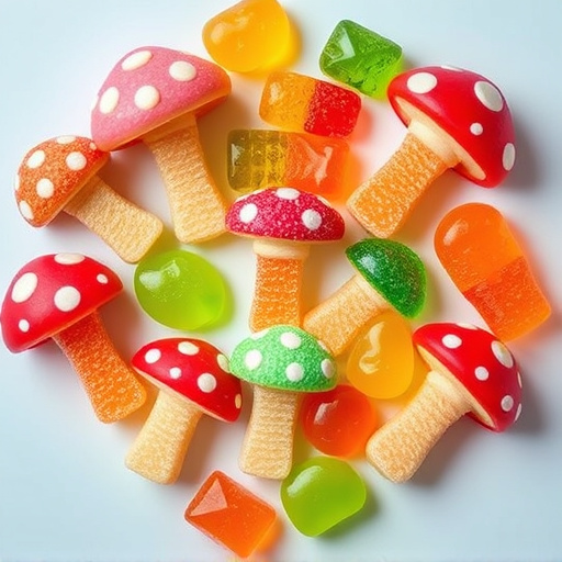 Vibrant Magic Mushroom Gummies Collection