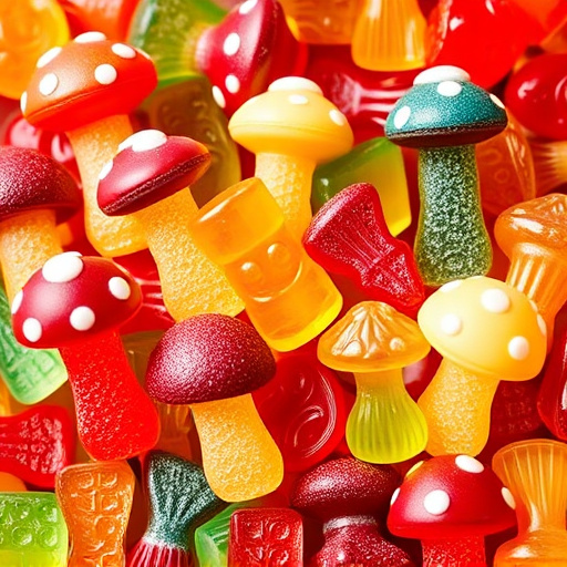 Vibrant Magic Mushroom Gummies Collection