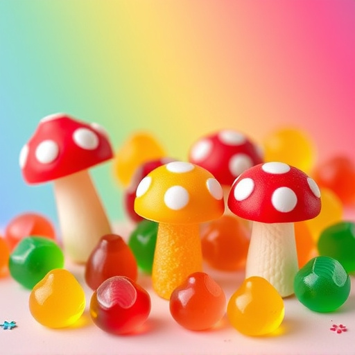 Vibrant Magic Mushroom Gummies Collection