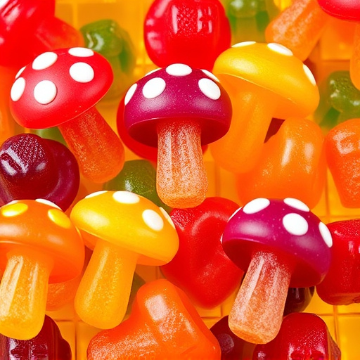 Vibrant Magic Mushroom Gummies Collection