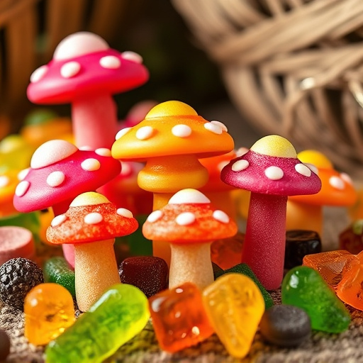 Vibrant Magic Mushroom Gummies Collection
