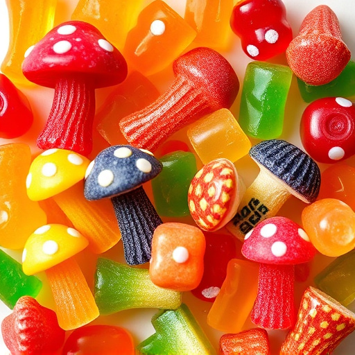 Vibrant Magic Mushroom Gummies Collection