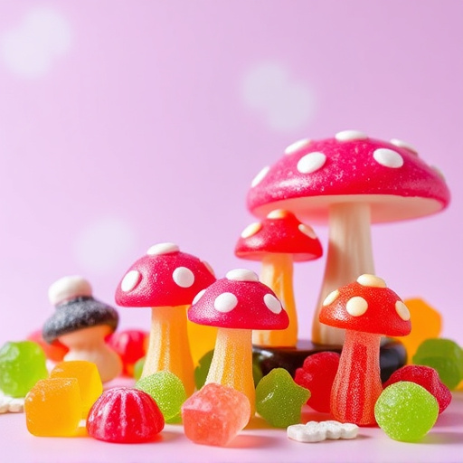 Vibrant Magic Mushroom Gummies Collection