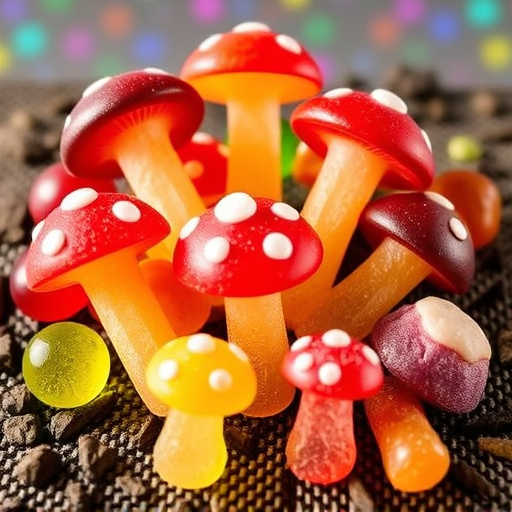 Vibrant Magic Mushroom Gummies Collection