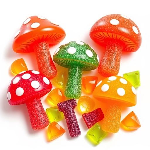 Vibrant Magic Mushroom Gummies Collection