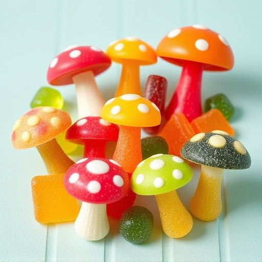 Vibrant Magic Mushroom Gummies Collection